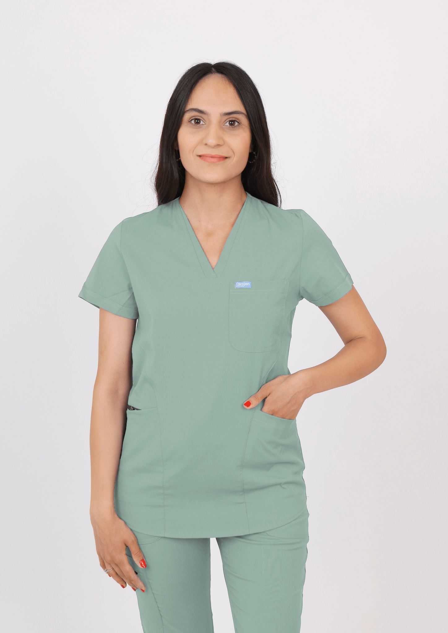 Safir - Küf Yeşili (Tek Üst) - OksijenUniform