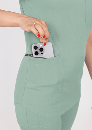 Safir - Küf Yeşili (Tek Üst) - OksijenUniform