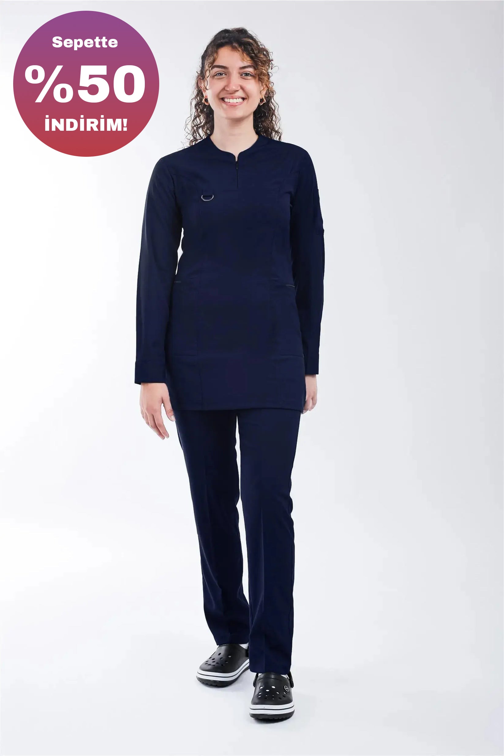 Emerald (Tesettür)- Lacivert (Takım)