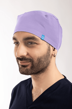 Lila Likralı Cerrahi Bone - OksijenUniform