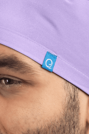 Lila Likralı Cerrahi Bone - OksijenUniform