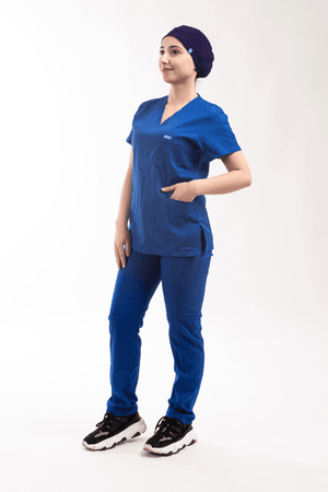 Mor Likralı Cerrahi Bone - OksijenUniform