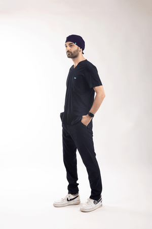 Mor Likralı Cerrahi Bone - OksijenUniform