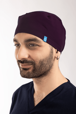 Mürdüm Likralı Cerrahi Bone - OksijenUniform