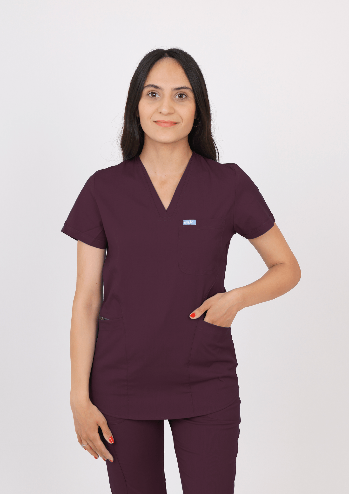 Safir - Mürdüm (Tek Üst) - OksijenUniform