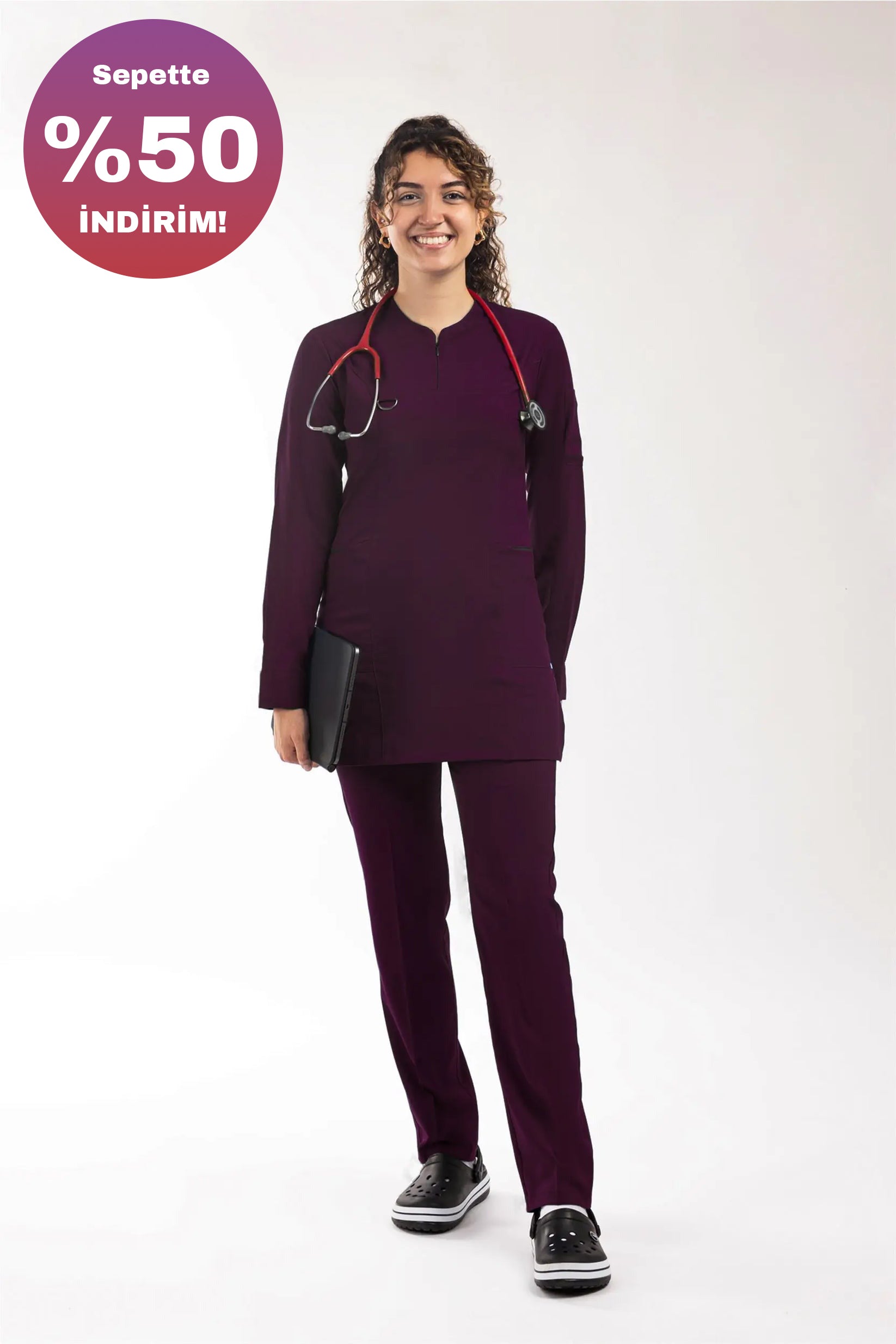 Emerald (Tesettür)- Mürdüm (Takım)