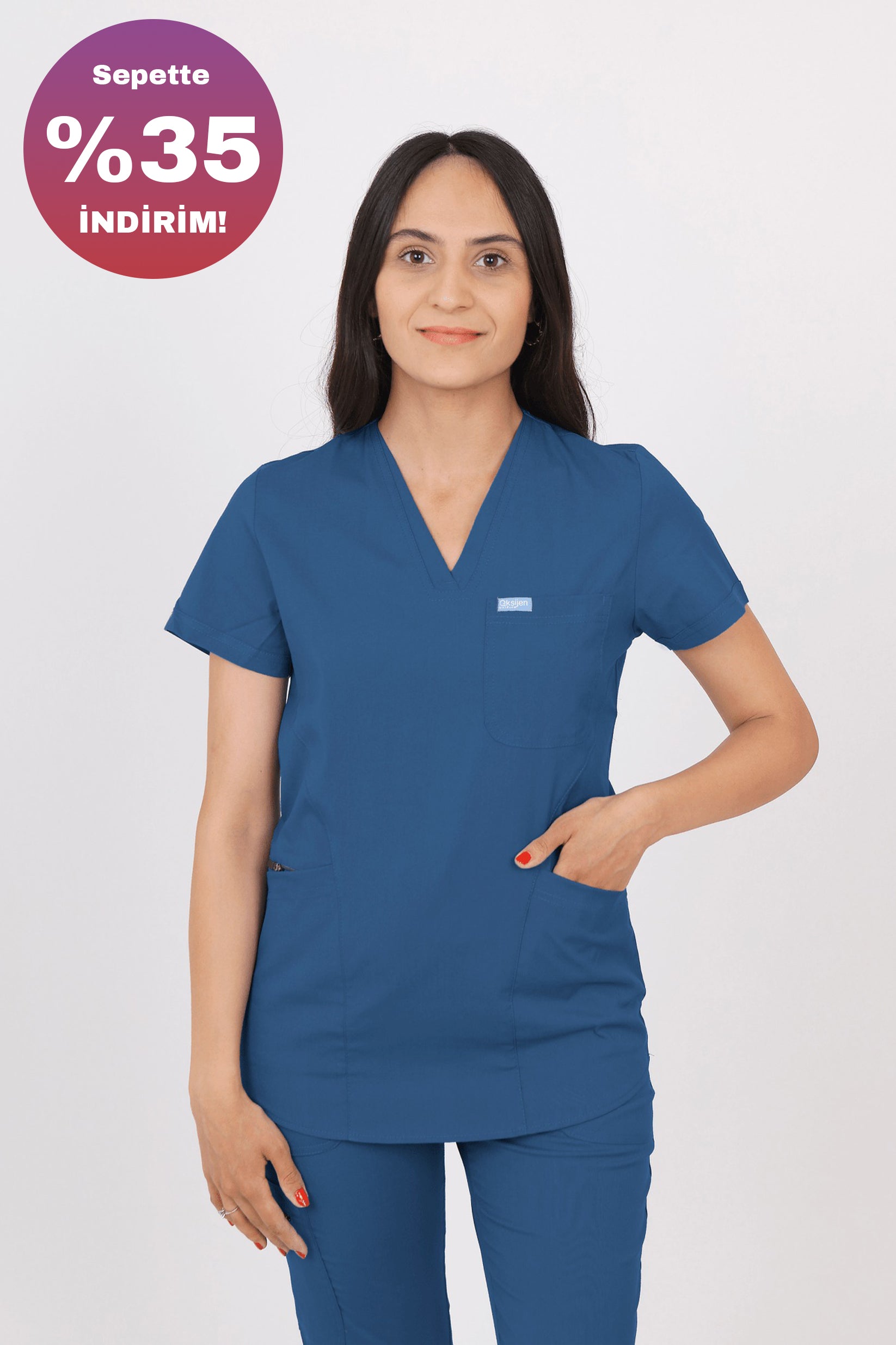 Safir - Petrol Laciverti (Tek Üst)