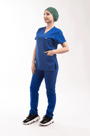 Petrol Yeşili Likralı Cerrahi Bone - OksijenUniform