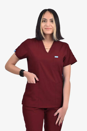 Ruby - Bordo (Tek Üst) - OksijenUniform