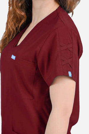 Ruby - Bordo (Tek Üst) - OksijenUniform