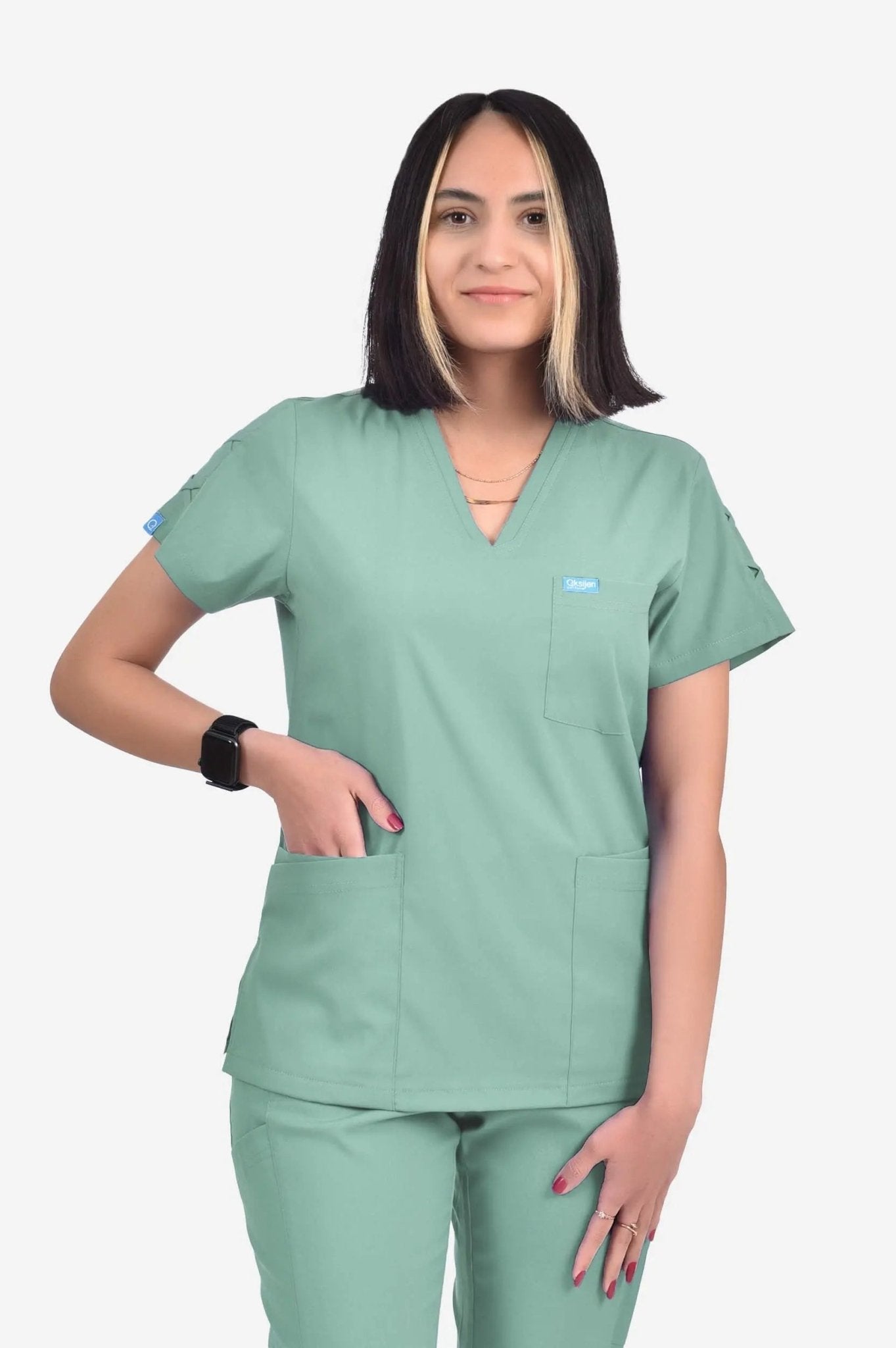 Ruby - Küf Yeşili (Tek Üst) - OksijenUniform