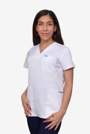 Safir - Beyaz (Tek Üst) - OksijenUniform