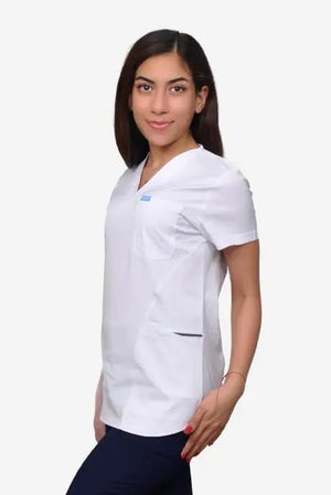 Safir - Beyaz (Tek Üst) - OksijenUniform