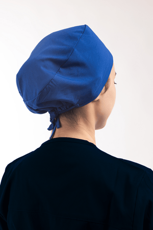 Saks Mavi Likralı Cerrahi Bone - OksijenUniform