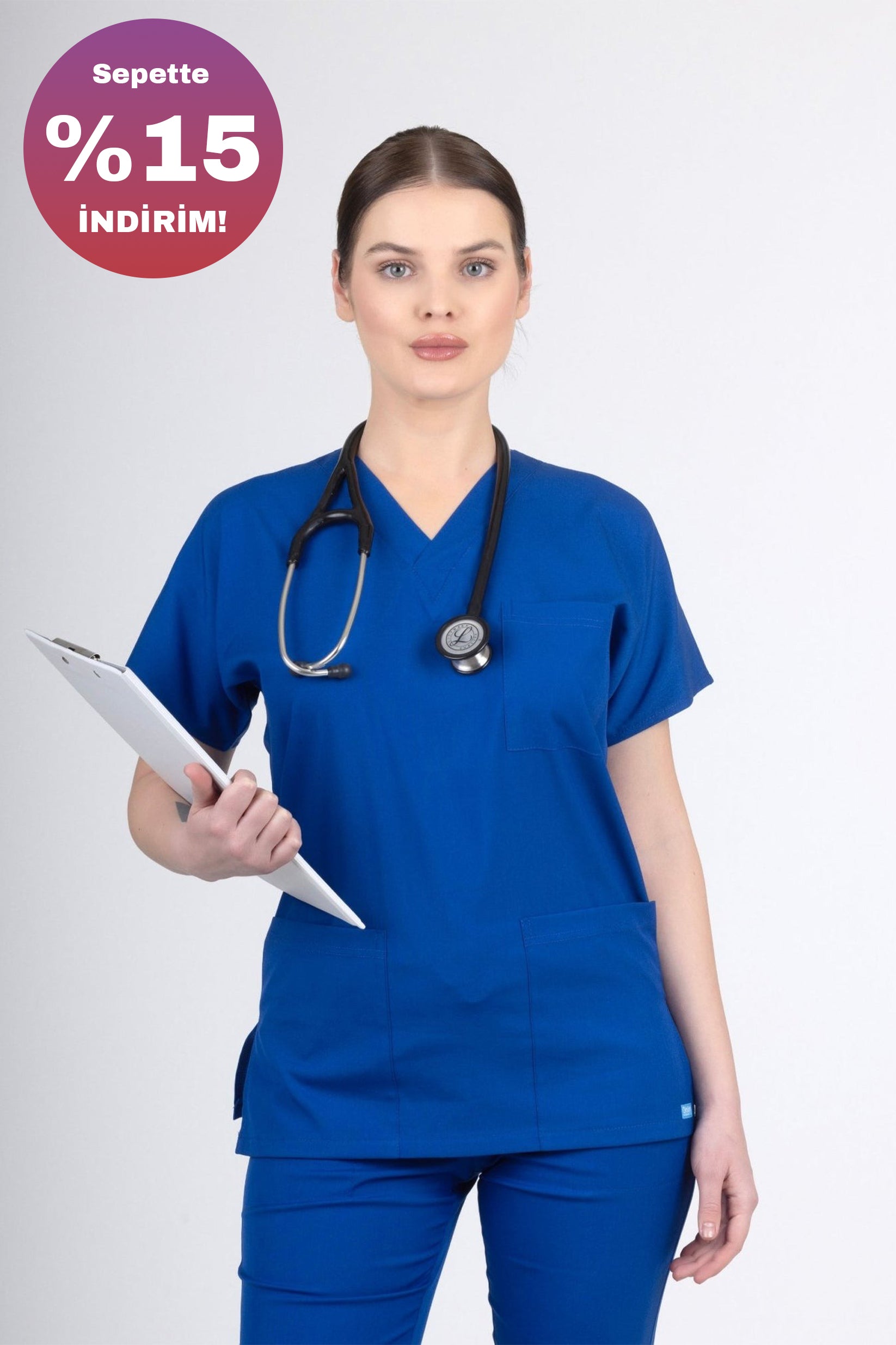 Klasik Premium - Saks Mavi (Tek Üst)