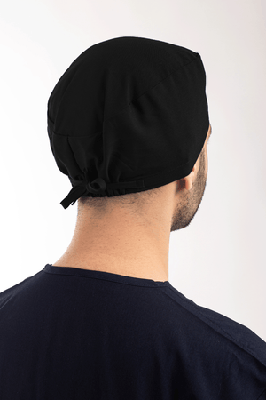 Siyah Likralı Cerrahi Bone - OksijenUniform