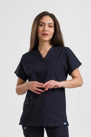 Klasik OksiFlex - Lacivert - (Unisex Tek Üst) - OksijenUniform