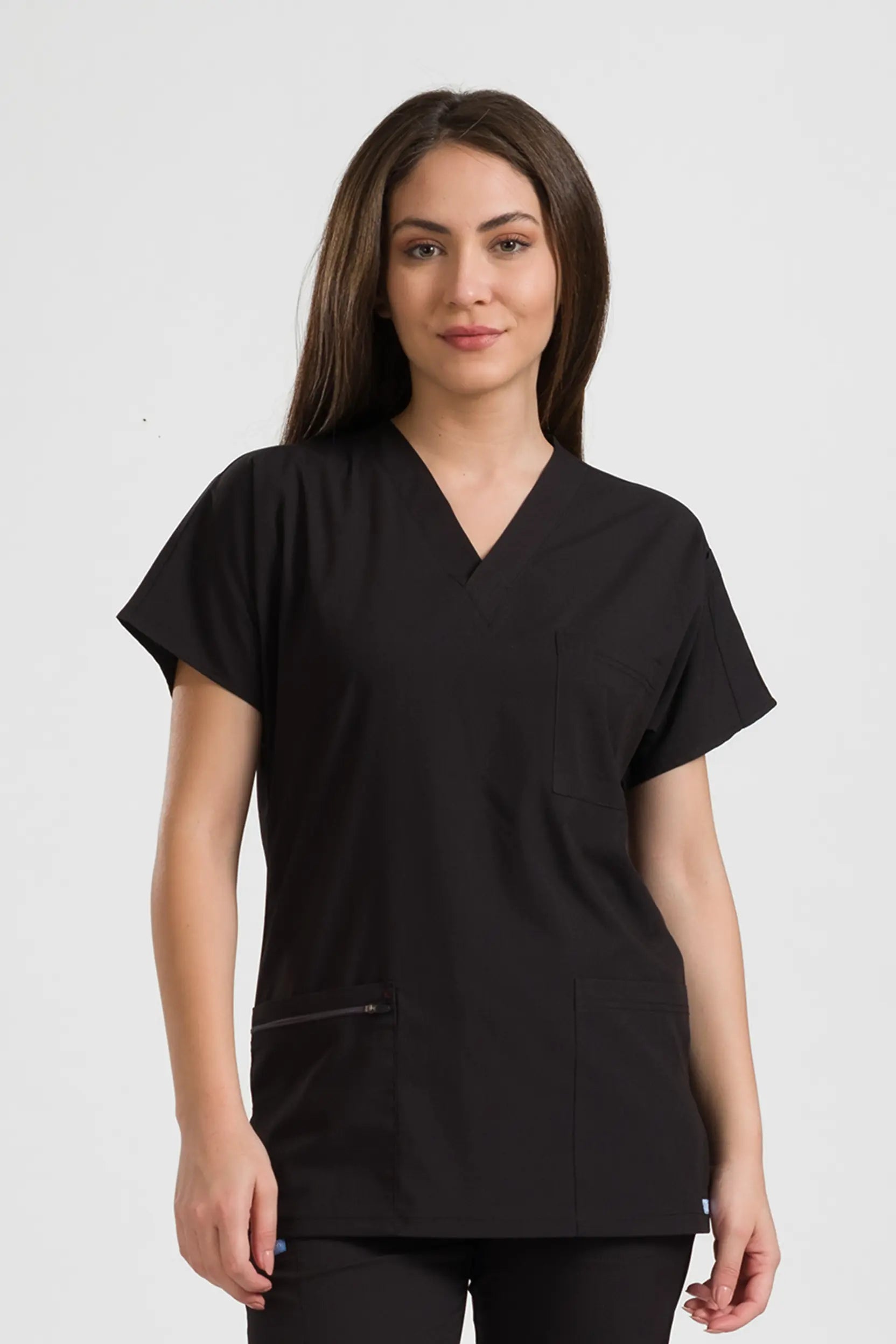 Klasik OksiFlex - Siyah - (Unisex Tek Üst) - OksijenUniform