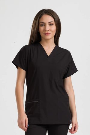 Klasik OksiFlex - Siyah - (Unisex Tek Üst) - OksijenUniform