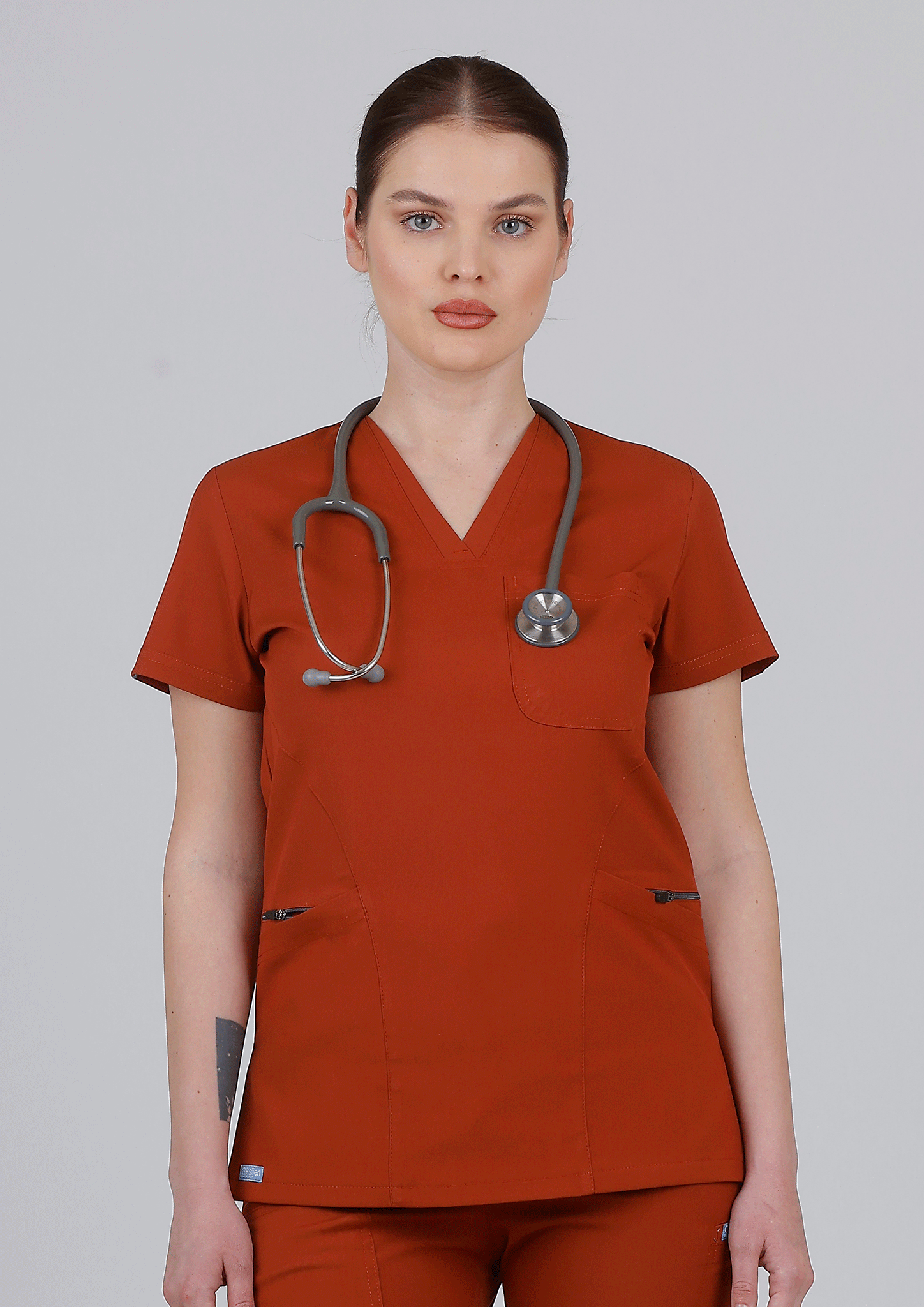 Lyna - Kiremit (Tek Üst) - OksijenUniform