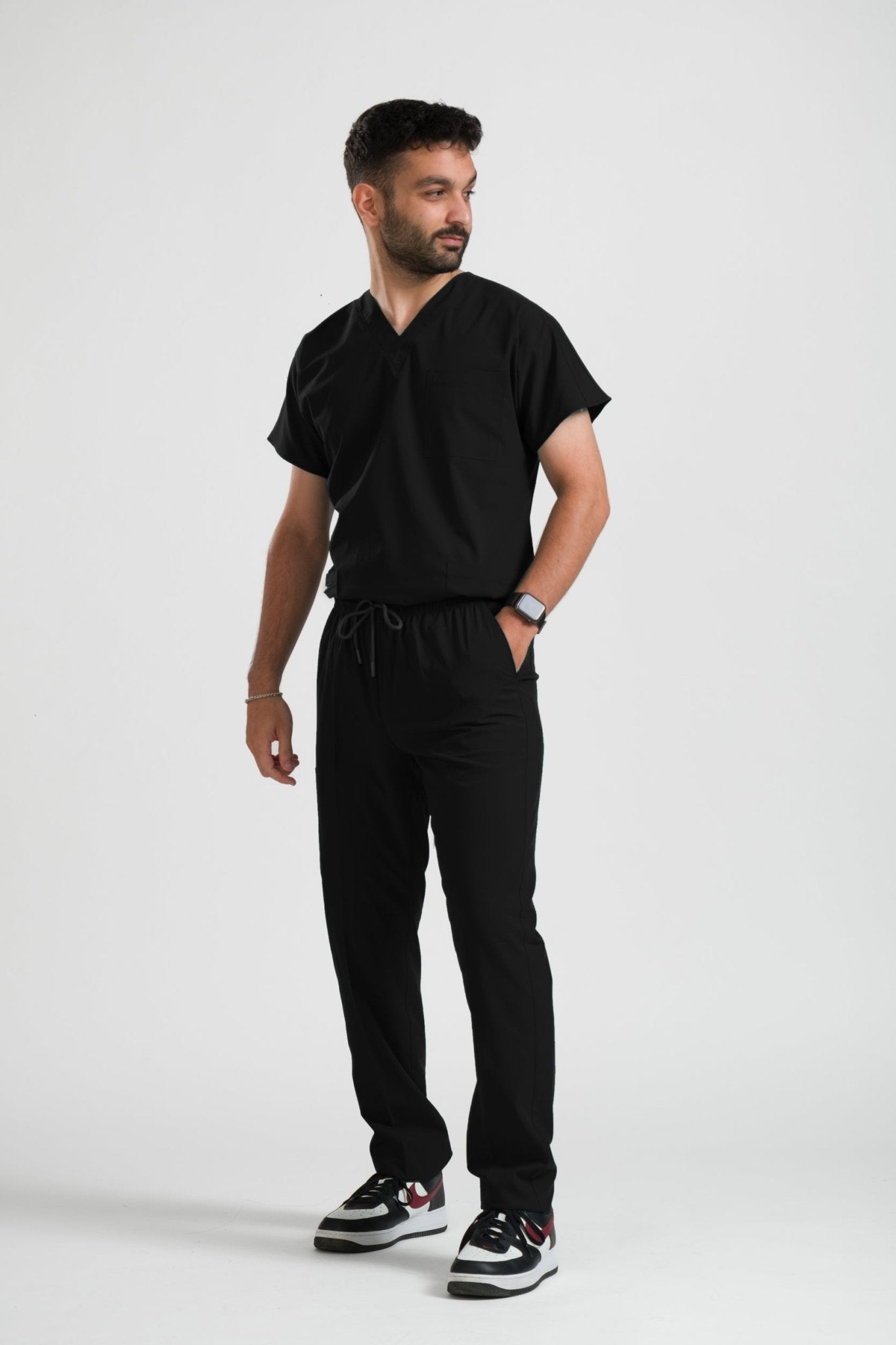 Klasik OksiFlex - Siyah - (Unisex Takım) - OksijenUniform