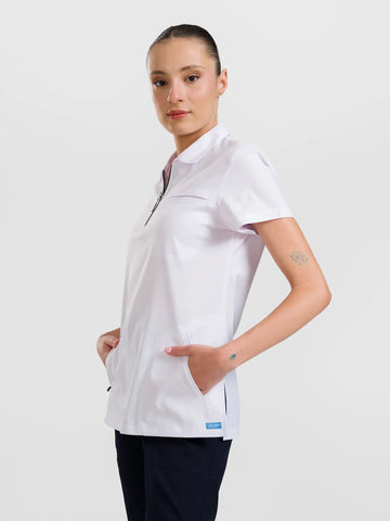 DuoStyle Jogger - Üst Beyaz Alt Lacivert  (Takım) - OksijenUniform