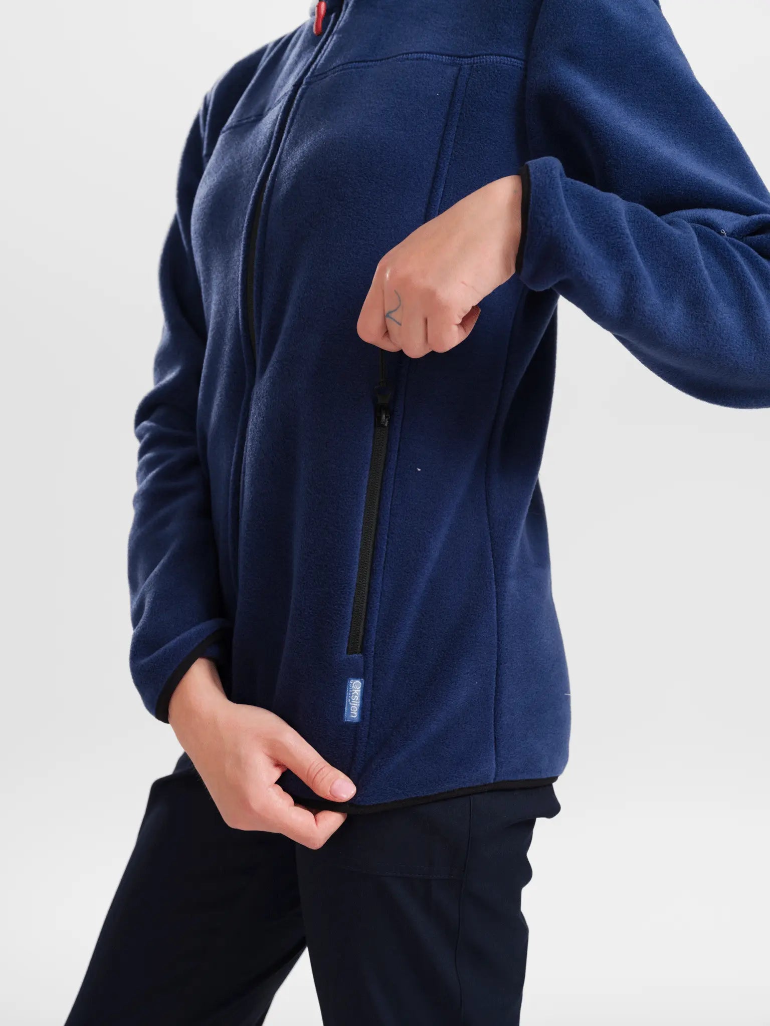 Kadın - Polar Ceket - İndigo - OksijenUniform