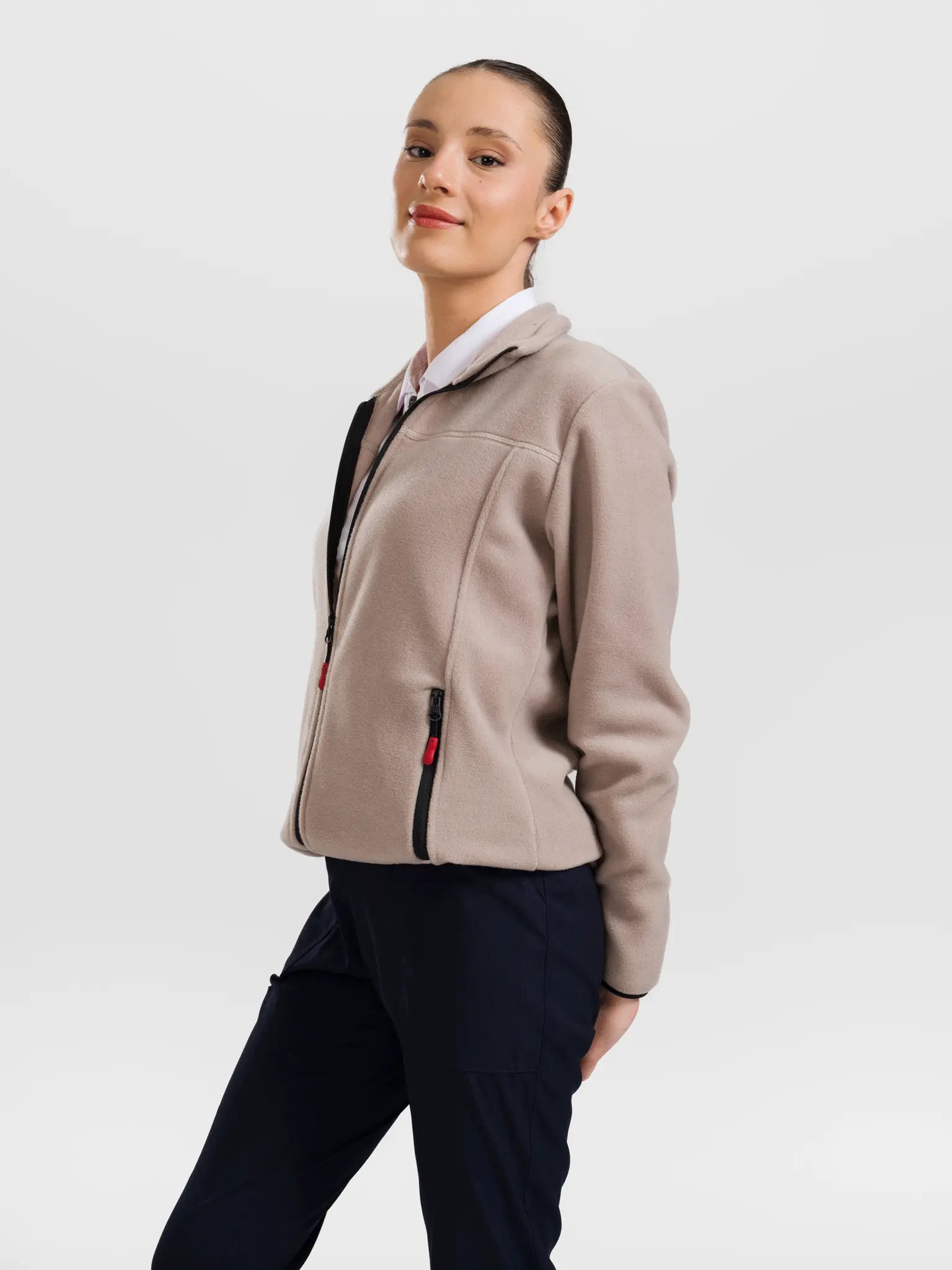 Kadın - Polar Ceket - Vizon - OksijenUniform