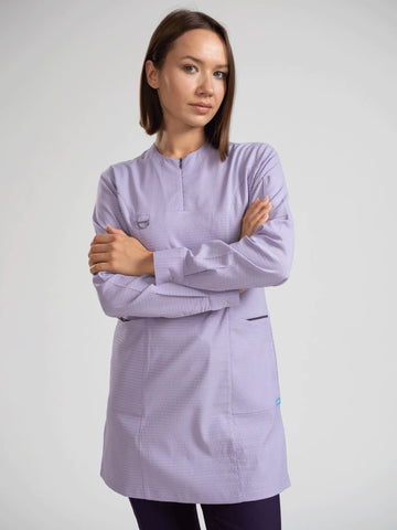 Emerald Gofre (Tesettür) - Lila (Tek Üst) - OksijenUniform