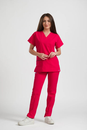 Klasik OksiFlex- Kırmızı - (Unisex Takım) - OksijenUniform