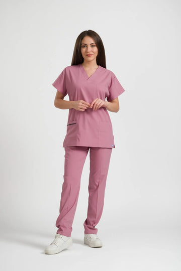 Klasik OksiFlex- Pudra - (Unisex Takım) - OksijenUniform
