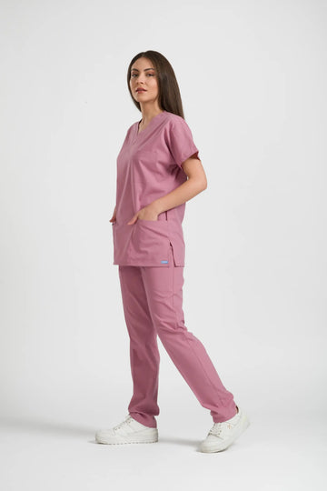 Klasik OksiFlex- Pudra - (Unisex Takım) - OksijenUniform