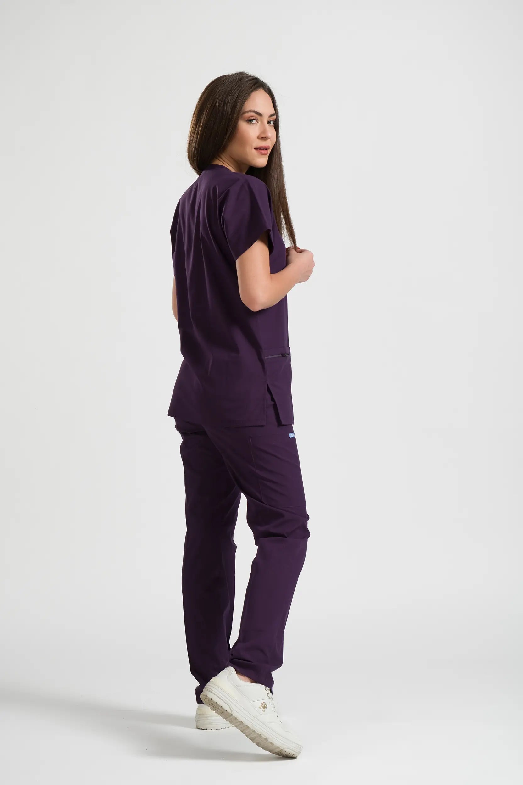 Klasik OksiFlex - Mor - (Unisex Tek Üst) - OksijenUniform