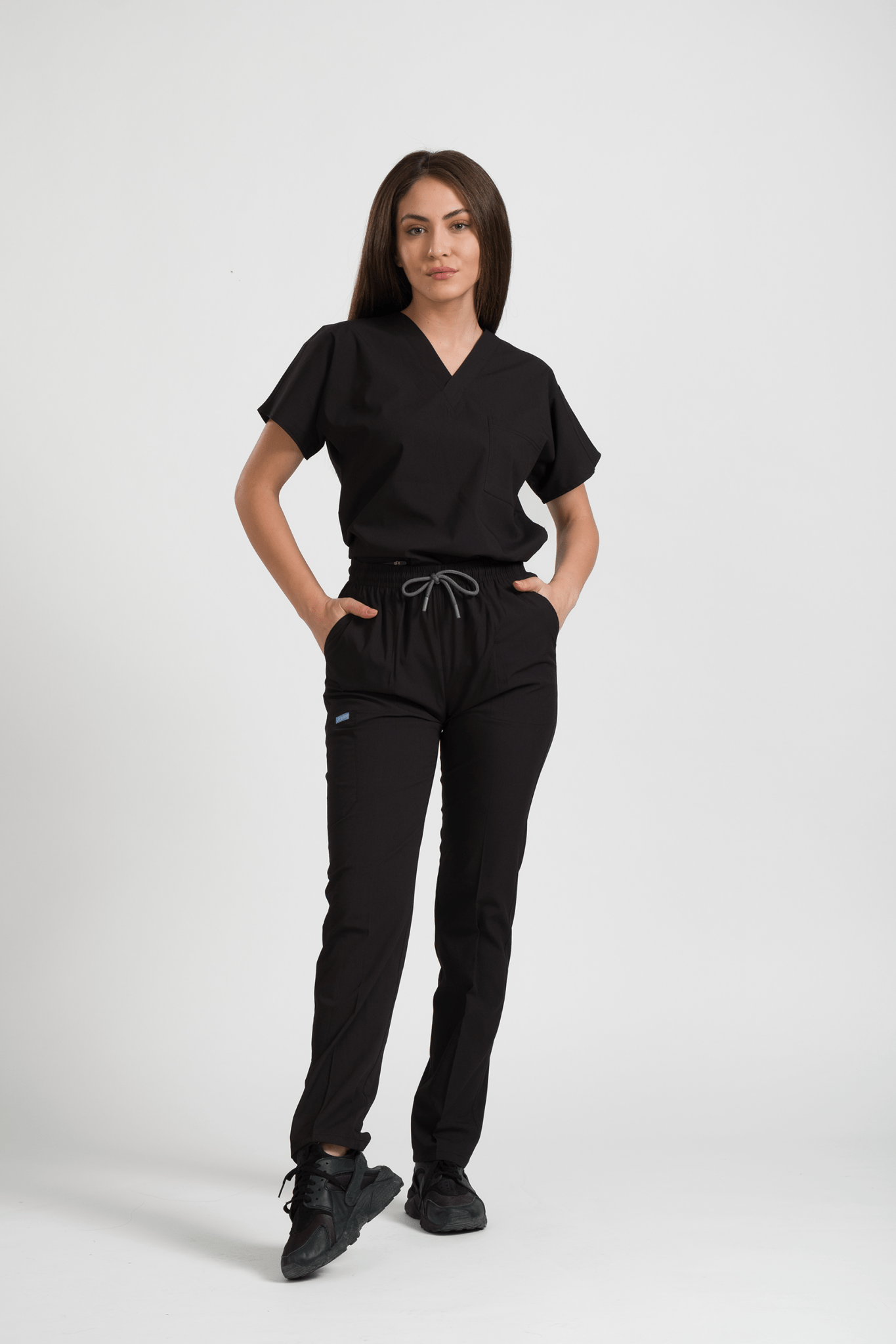Klasik OksiFlex - Siyah - (Unisex Takım) - OksijenUniform
