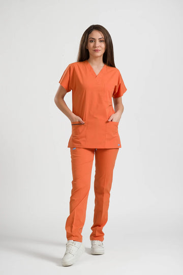 Klasik OksiFlex- Oranj - (Unisex Takım) - OksijenUniform