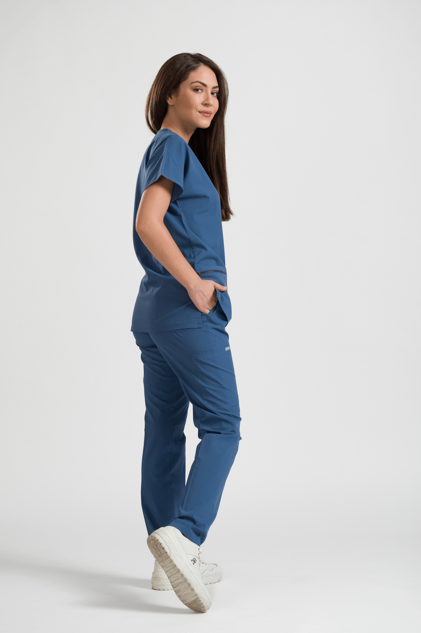 Klasik OksiFlex - İndigo - (Unisex Tek Alt & Pantolon) - OksijenUniform