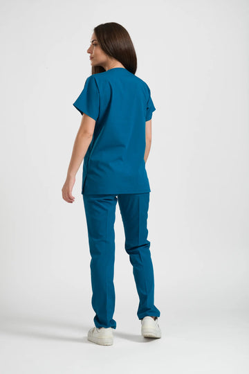 Klasik OksiFlex- Petrol Mavi - (Unisex Tek Üst) - OksijenUniform