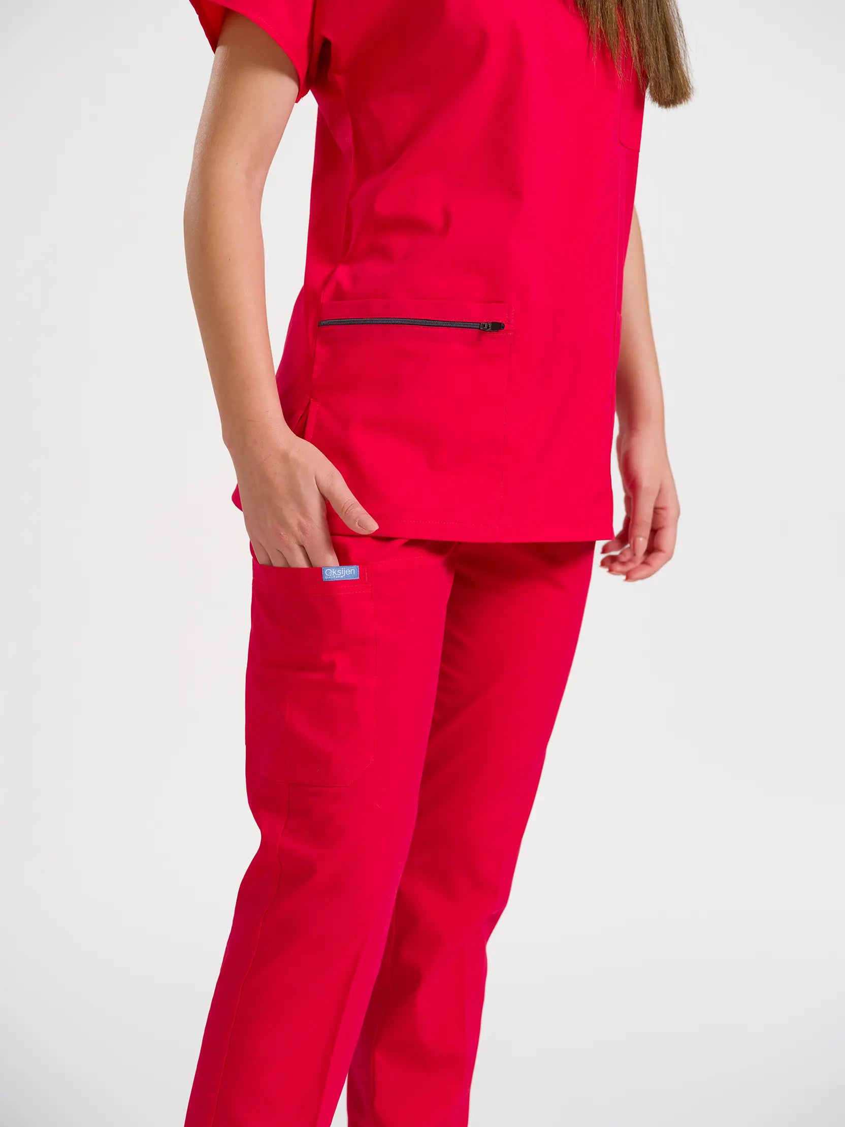 Klasik OksiFlex - Kırmızı - (Unisex Takım) - OksijenUniform