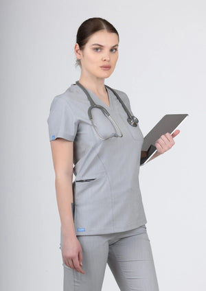 Lyna - Gümüş Gri (Takım) - OksijenUniform