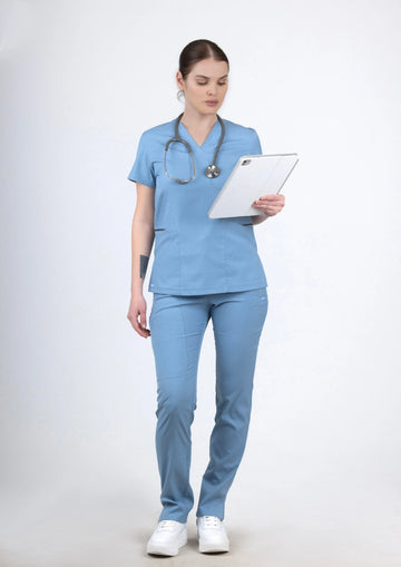 Lyna - Gökyüzü Mavisi (Takım) - OksijenUniform