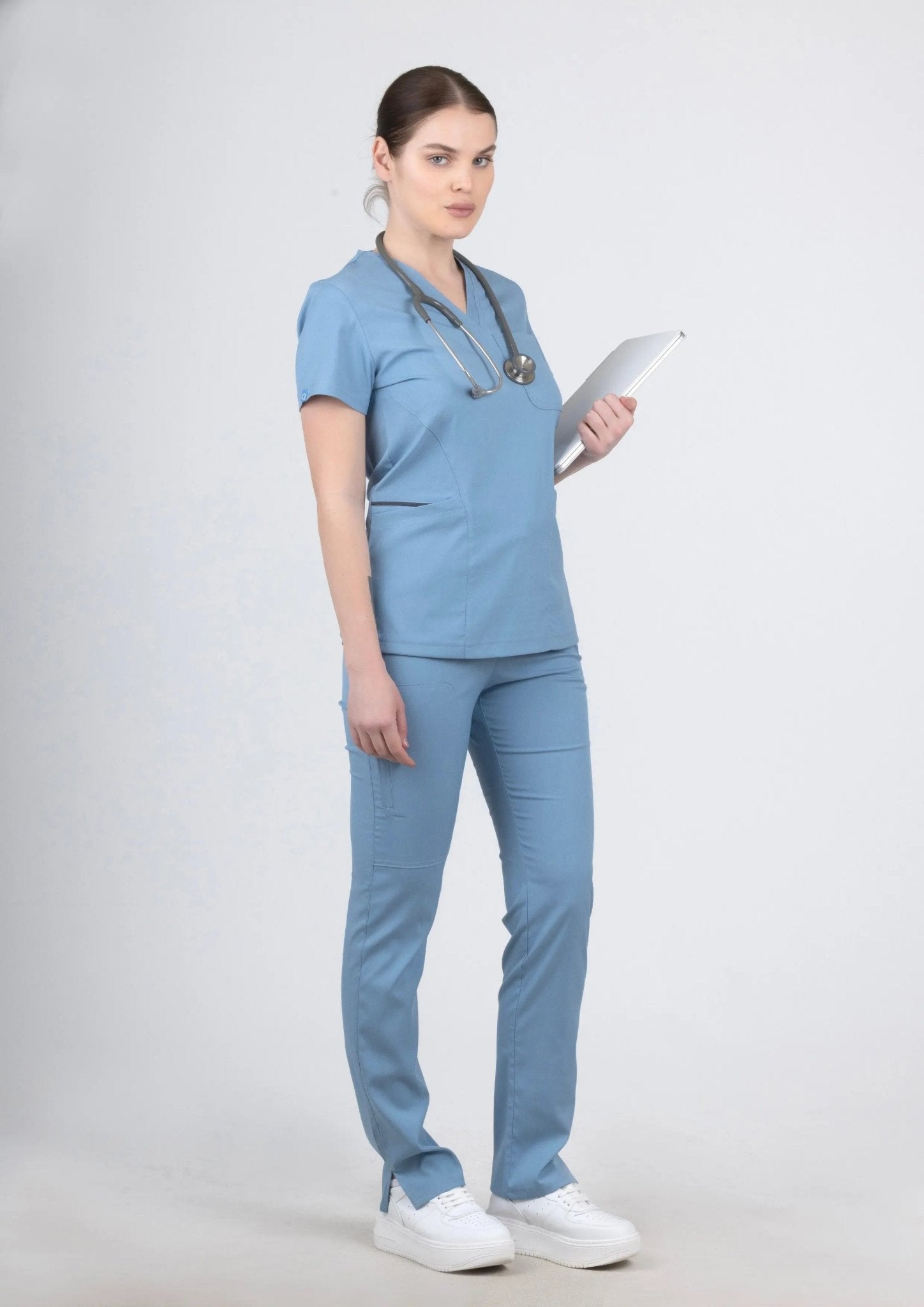 Lyna - Gökyüzü Mavisi (Takım) - OksijenUniform