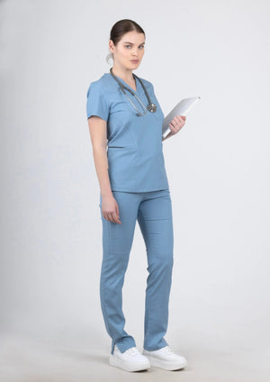 Lyna - Gökyüzü Mavisi (Takım) - OksijenUniform