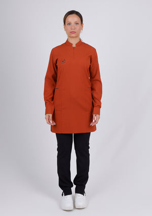 Emerald Gofre (Tesettür) - Kiremit (Tek Üst) - OksijenUniform