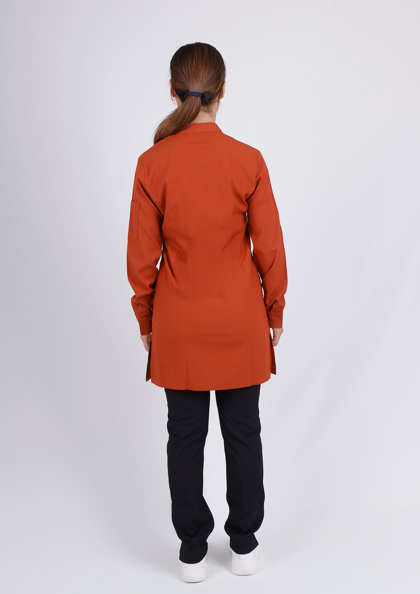 Emerald Gofre (Tesettür) - Kiremit (Tek Üst) - OksijenUniform