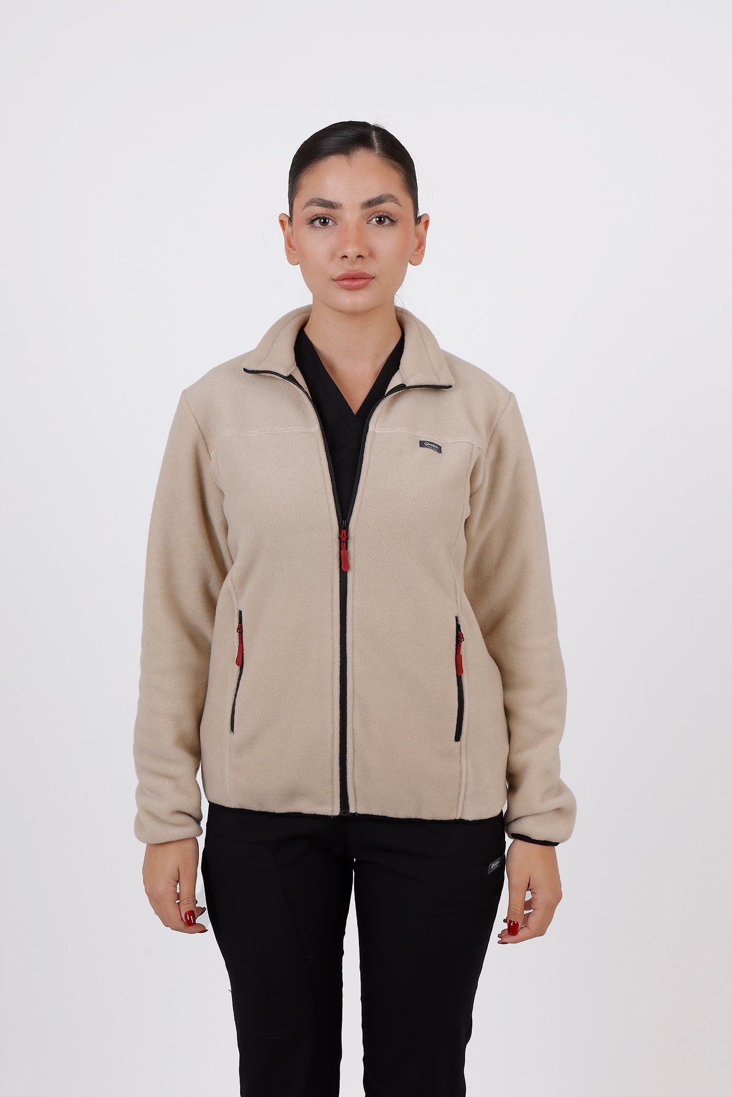 Kadın - Polar Ceket - Bej