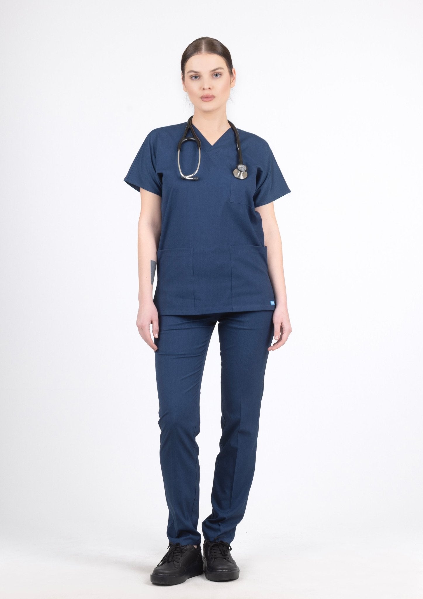Klasik Premium - Petrol Lacivert (Tek Alt & Pantolon) - OksijenUniform