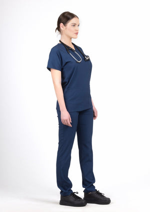 Klasik Premium - Petrol Lacivert (Tek Alt & Pantolon) - OksijenUniform