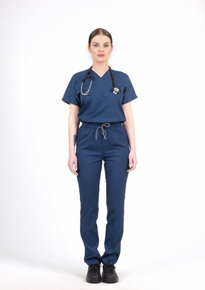 Klasik Premium - Petrol Lacivert (Tek Alt & Pantolon) - OksijenUniform