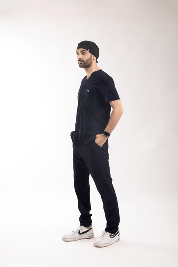 Antrasit Likralı Cerrahi Bone - OksijenUniform