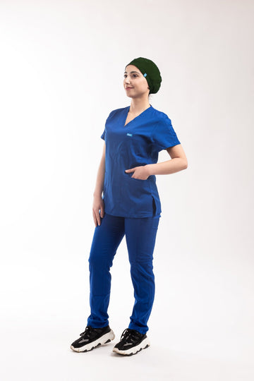 Avcı Yeşili Likralı Cerrahi Bone - OksijenUniform
